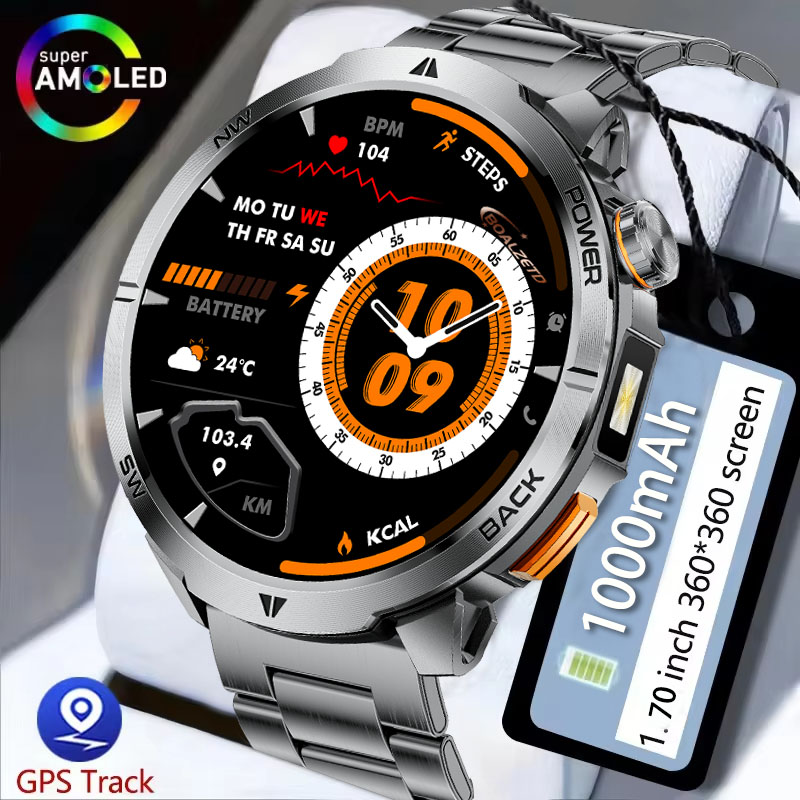 2026 New 1000 mAh SmartWatch 1 - Outdoor Lighting Track 评论和价格