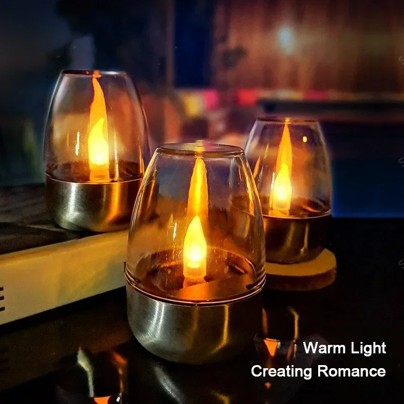 LED Solar Candles Light Flamel - Outdoor Lighting Effects 评论和价格
