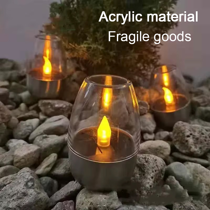 LED Solar Candles Light Flamel - Outdoor Lighting Effects 评论和价格