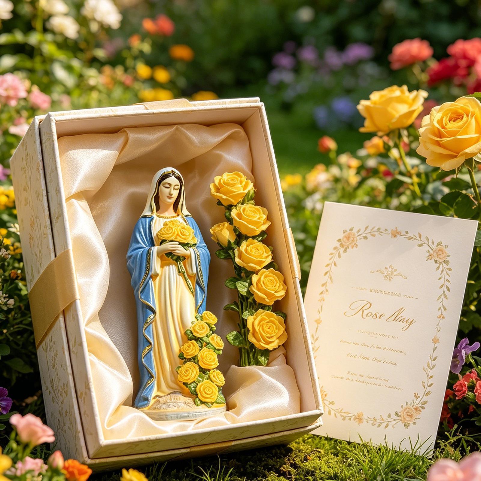 Virgin Mary Solar Statue Garde - Outdoor Lighting Waterproof 评论和价格