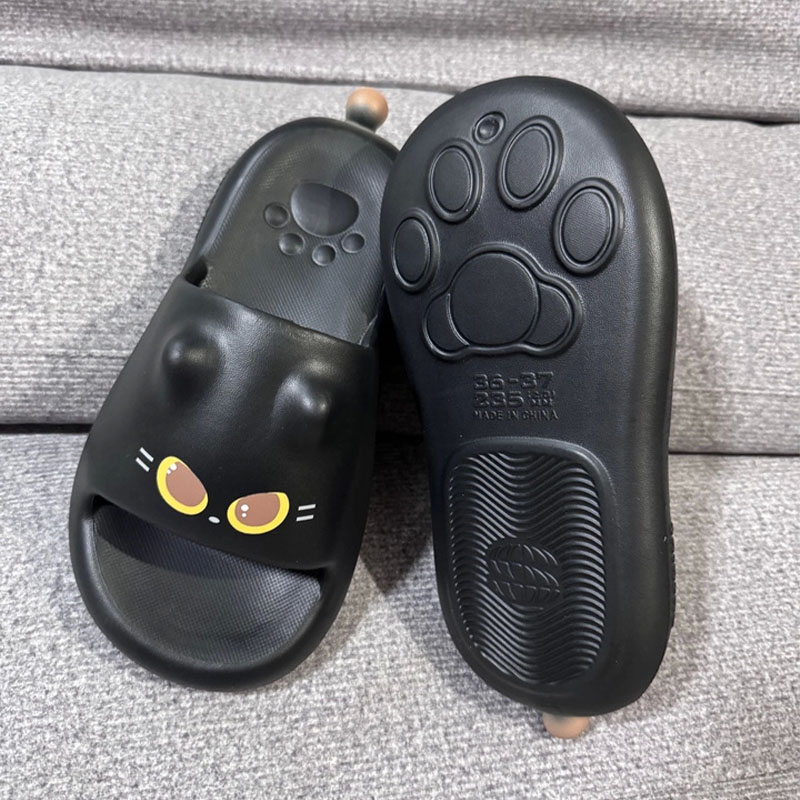 New Cute 3D Black Cat Paw Slid - Outdoor Lighting Black 评论和价格