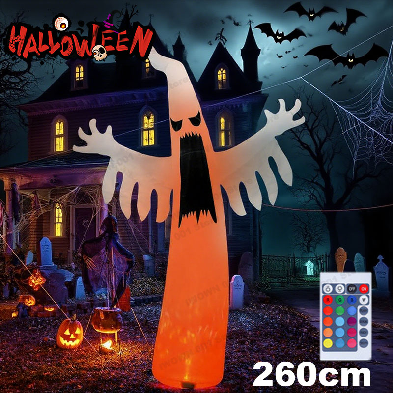 Halloween Inflatable Scary Gho - Outdoor Lighting Effects 评论和价格