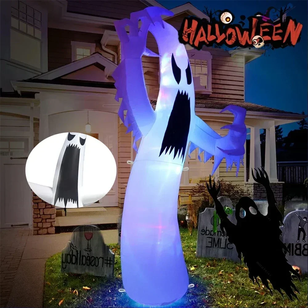 Halloween Inflatable Scary Gho - Outdoor Lighting Effects 评论和价格