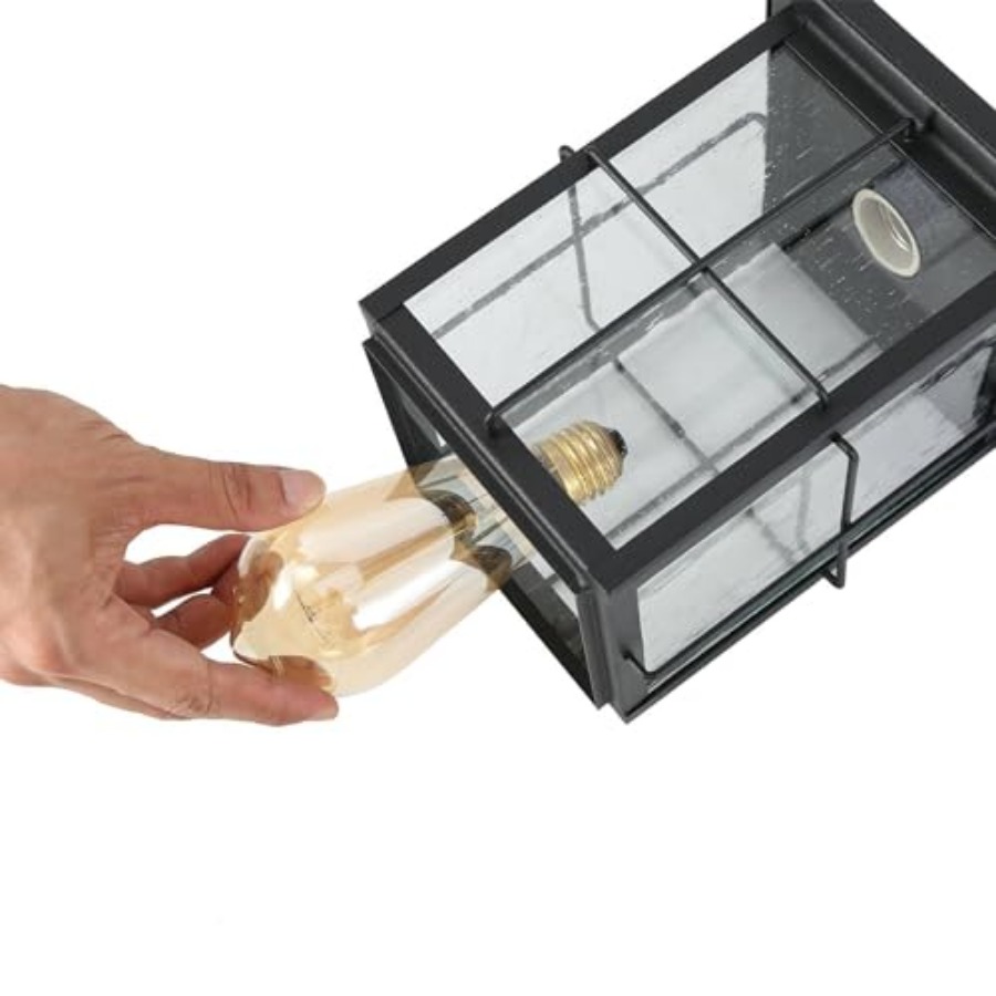 Outdoor Pendant Light Fixture, - Outdoor Lighting Black 评论和价格