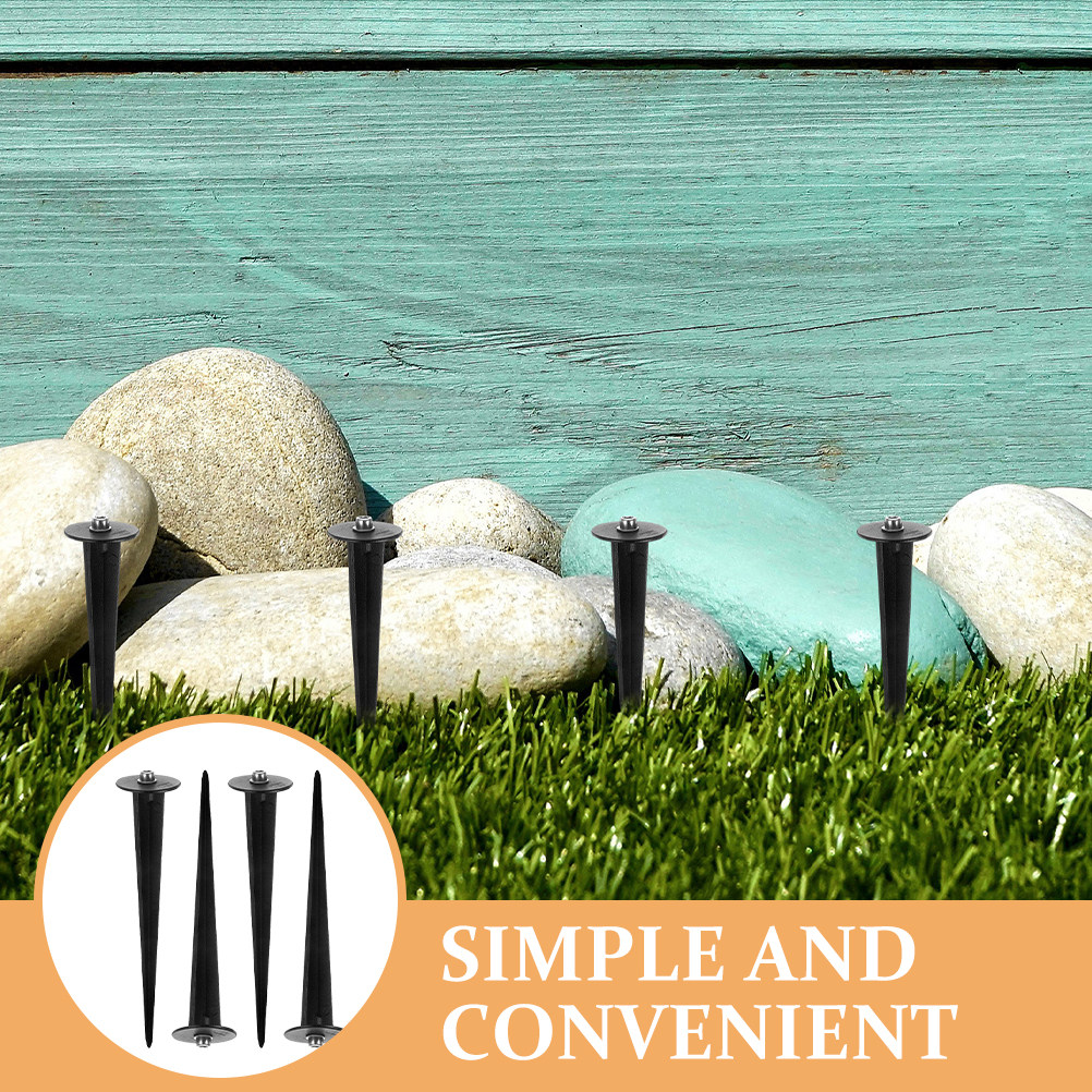 4Pcs Outdoor Light Stakes Alum - Outdoor Lighting Pathway 评论和价格
