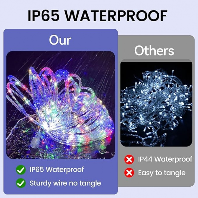 Waterproof Solar LED String Li - Outdoor Lighting Effects 评论和价格