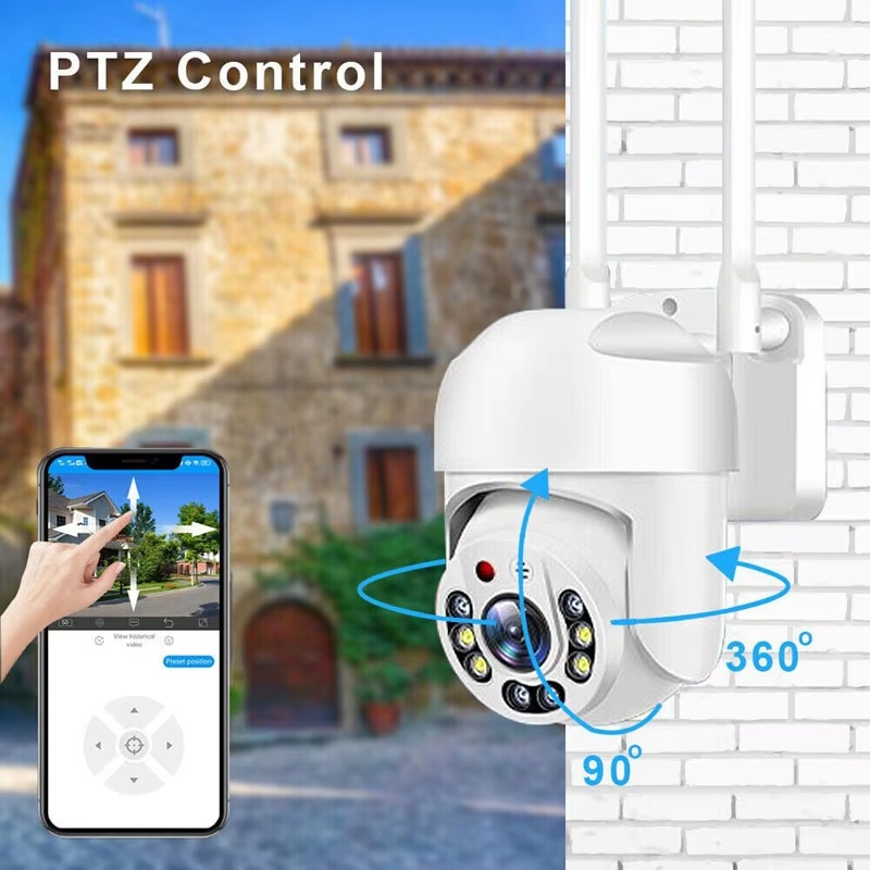 Outdoor HD WiFi Camera 360° Ro - Outdoor Lighting Track 评论和价格