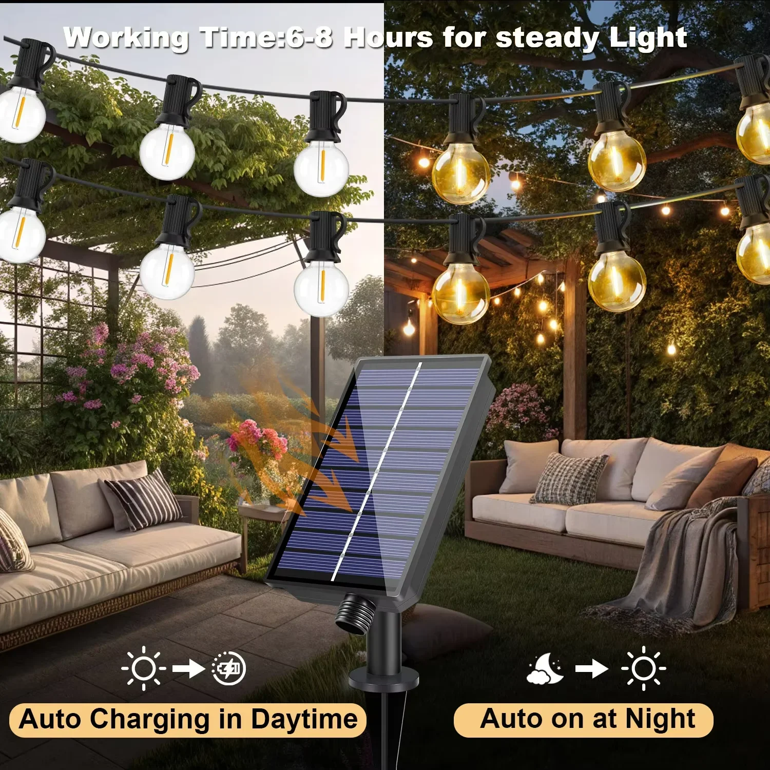 Shatterproof Solar Garland Lam - Outdoor Lighting Effects 评论和价格