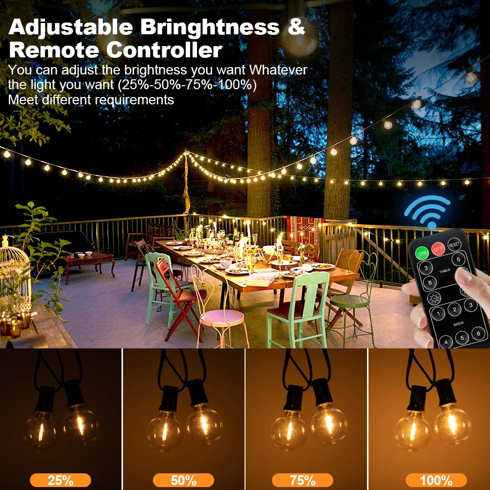 Shatterproof Solar Garland Lam - Outdoor Lighting Effects 评论和价格