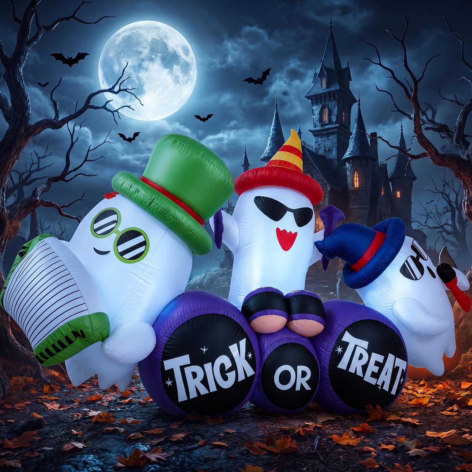 240cm Inflatable Halloween Spi - Outdoor Lighting Effects 评论和价格