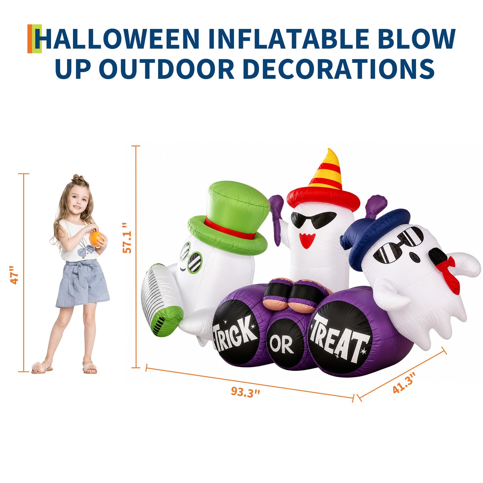 240cm Inflatable Halloween Spi - Outdoor Lighting Effects 评论和价格